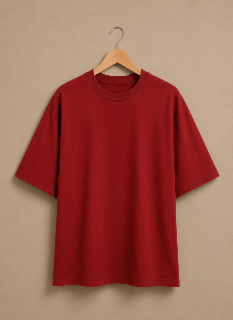 Unisex Oversized Plain Classic T-Shirt